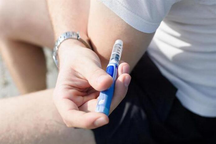 Betrokkenheid injectie bij diabetes